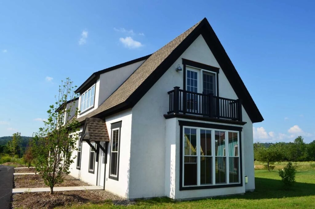 Storybook-style cottages inspired by a children's book are available to rent from £1,300 a month across three charming fairytale villages in upstate New York.