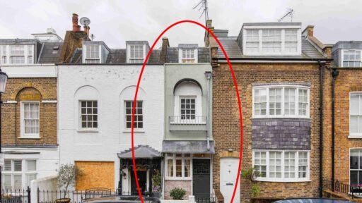 London's second narrowest home, just seven feet wide in Kensington, is on sale for £1.2 million, somehow squeezing in two bedrooms, two bathrooms and a private terrace.