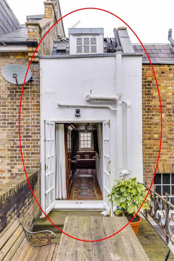 London's second narrowest home, just seven feet wide in Kensington, is on sale for £1.2 million, somehow squeezing in two bedrooms, two bathrooms and a private terrace.