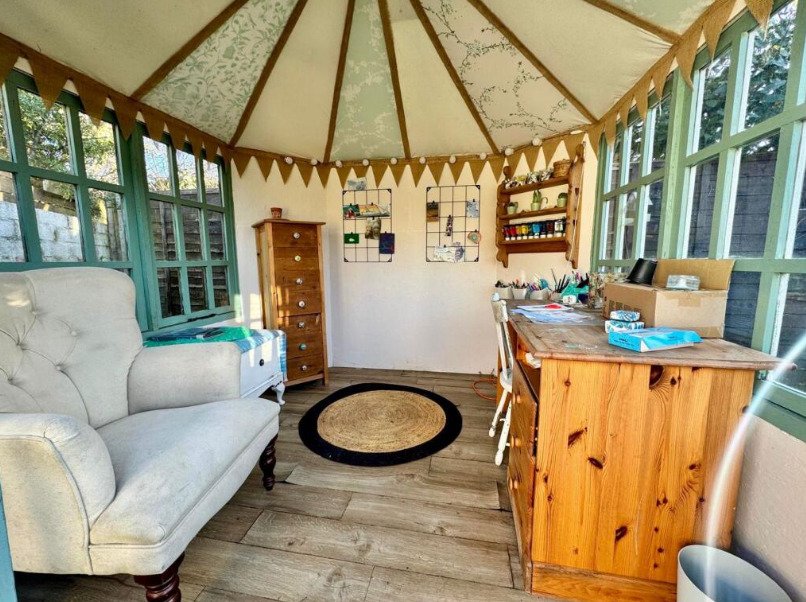 A four-bedroom home near the coast has hit the market with a hidden WWII bunker beneath its garden, offering a unique twist on a traditional family property.