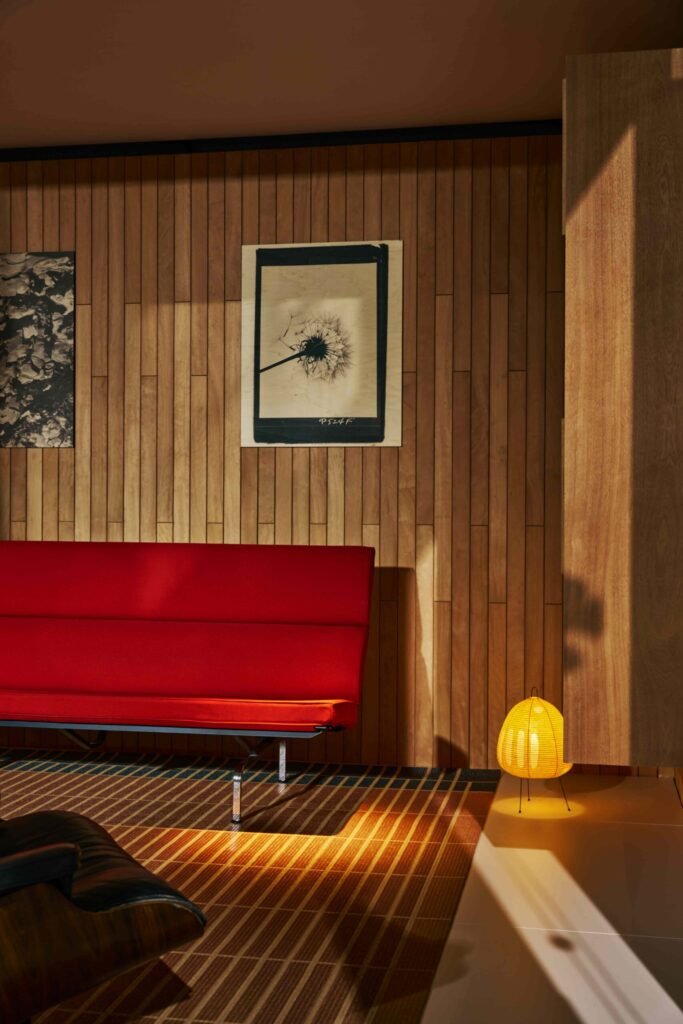 The iconic Eames House is reimagined as a flatpack modular home system, letting buyers build and customise their own stylish version with modern, sustainable design.