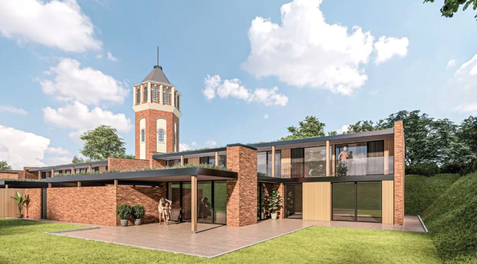A 129-year-old Grade II-listed water tower untouched since 1897 has gone on sale for £225,000 - with planning permission to transform it into a six-storey dream home with panoramic views.