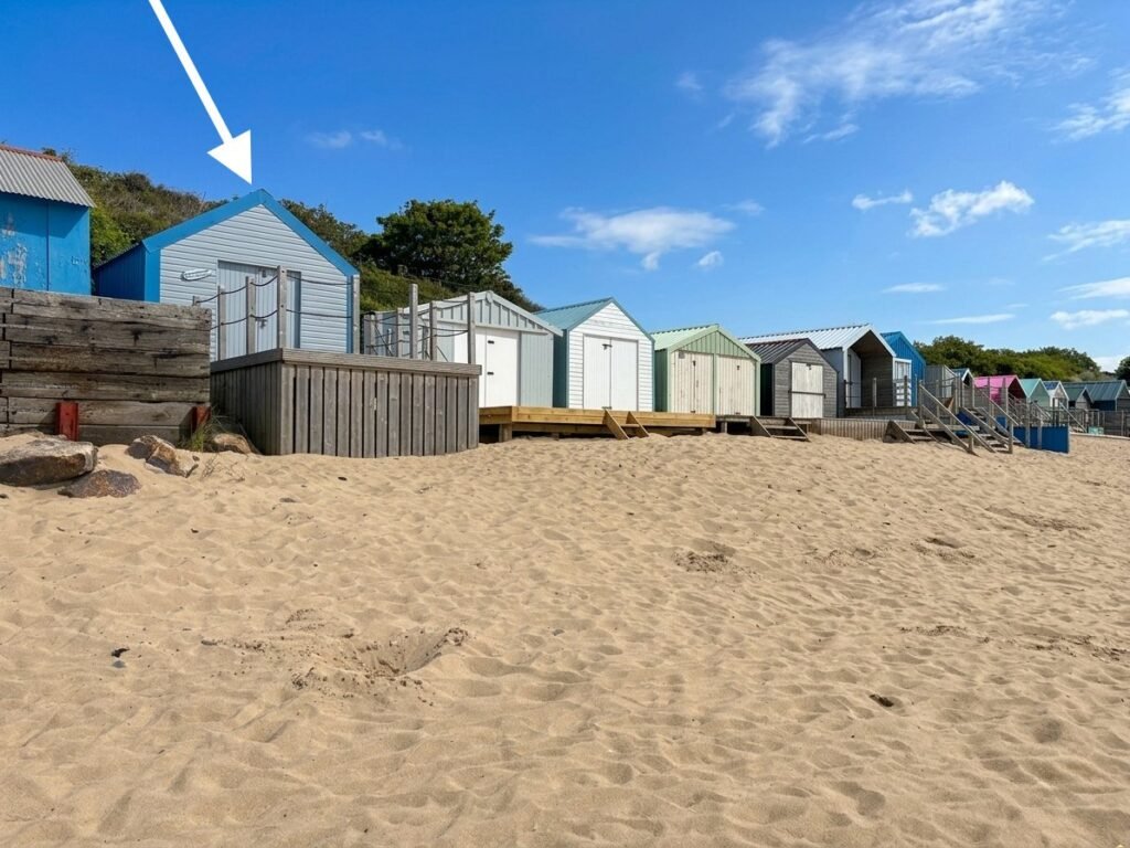 A basic beach hut with no power or running water has gone on sale for £200,000 in Wales - nearly the same price as the average semi-detached home, leaving buyers stunned.