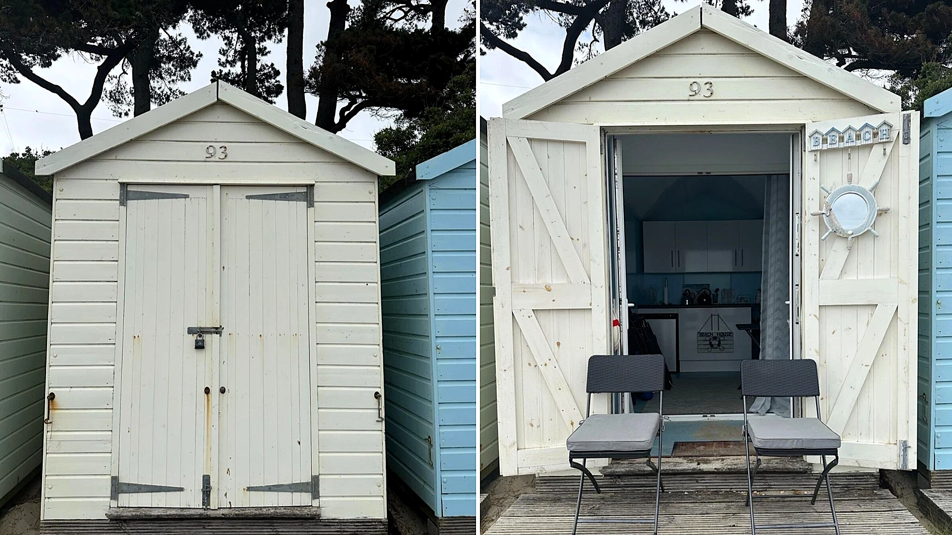 A beach hut with no toilet or shower and barely room to swing a cat is on sale for £105,000 - and it sits on one of Dorset's most sought-after stretches of coastline.