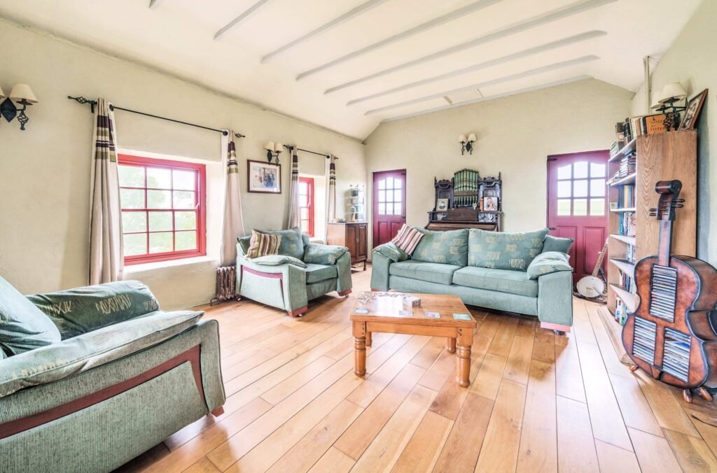 A Grade II-listed Cornish tin mine engine house has gone on sale for £500,000 after being converted into a striking five-floor, three-bedroom home with countryside views.