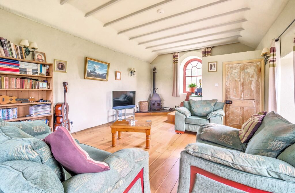 A Grade II-listed Cornish tin mine engine house has gone on sale for £500,000 after being converted into a striking five-floor, three-bedroom home with countryside views.
