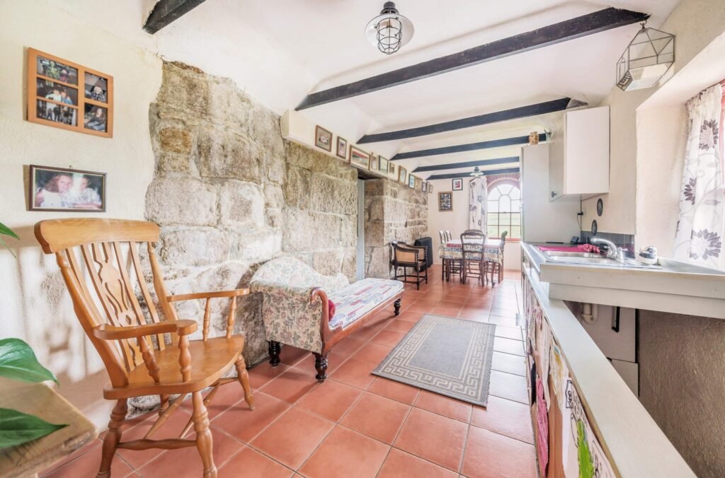 A Grade II-listed Cornish tin mine engine house has gone on sale for £500,000 after being converted into a striking five-floor, three-bedroom home with countryside views.