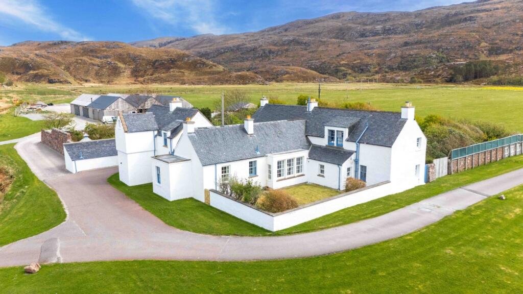 A sprawling 8,000-acre Scottish Highlands estate with a nine-bedroom lodge and its own mountain has hit the market for £4.5 million, offering deer stalking and salmon fishing on the doorstep.
