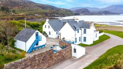 A sprawling 8,000-acre Scottish Highlands estate with a nine-bedroom lodge and its own mountain has hit the market for £4.5 million, offering deer stalking and salmon fishing on the doorstep.