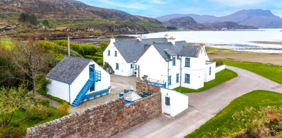 A sprawling 8,000-acre Scottish Highlands estate with a nine-bedroom lodge and its own mountain has hit the market for £4.5 million, offering deer stalking and salmon fishing on the doorstep.