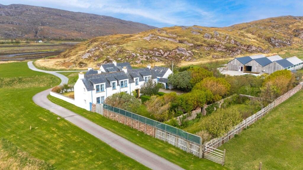 A sprawling 8,000-acre Scottish Highlands estate with a nine-bedroom lodge and its own mountain has hit the market for £4.5 million, offering deer stalking and salmon fishing on the doorstep.