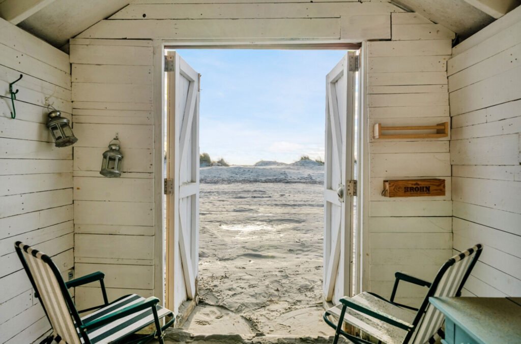 Tiny beach huts are still commanding eye-watering prices - with one in Christchurch, Dorset, on the market for a staggering £425,000 despite falling demand.