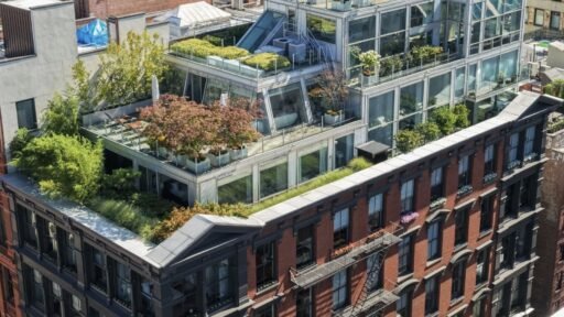 Arsenal legend Thierry Henry has relisted his SoHo penthouse for $25million after slashing the price - and it comes with a huge rooftop with views of the Brooklyn Bridge.