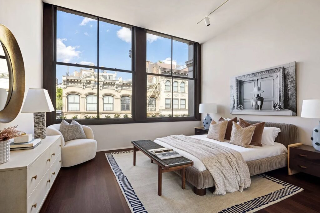 Arsenal legend Thierry Henry has relisted his SoHo penthouse for $25million after slashing the price - and it comes with a huge rooftop with views of the Brooklyn Bridge.