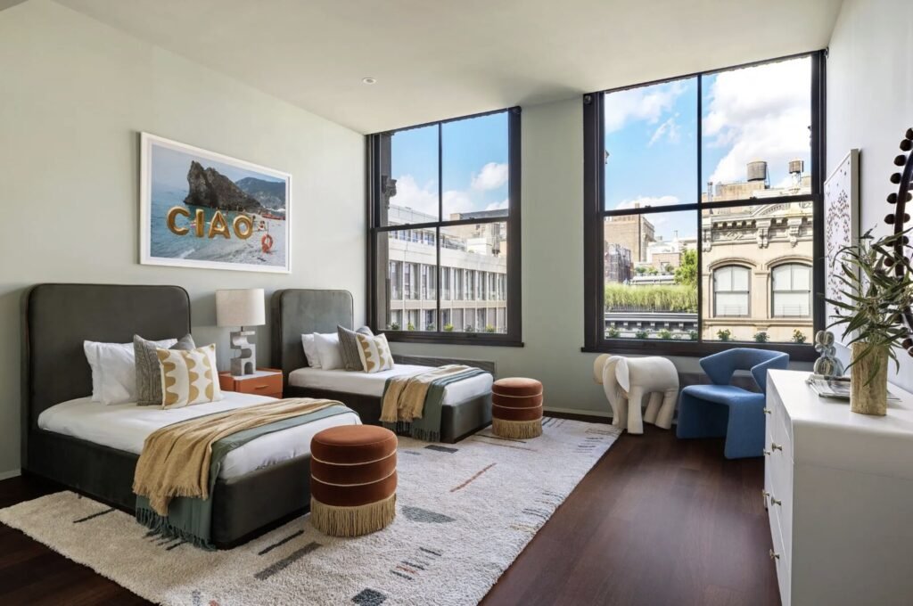 Arsenal legend Thierry Henry has relisted his SoHo penthouse for $25million after slashing the price - and it comes with a huge rooftop with views of the Brooklyn Bridge.