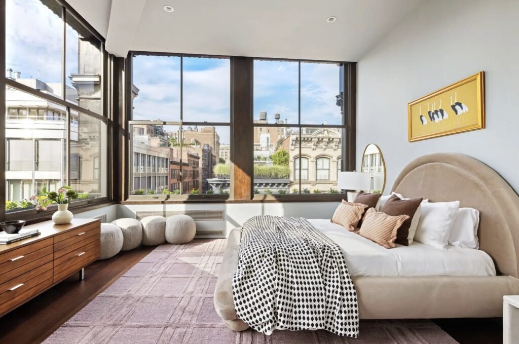 Arsenal legend Thierry Henry has relisted his SoHo penthouse for $25million after slashing the price - and it comes with a huge rooftop with views of the Brooklyn Bridge.