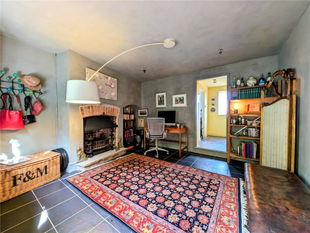 A quaint £220,000 cottage has gone on the market - but its bathroom arrangement, with the loo and bath behind see-through glass, may leave buyers feeling flushed.