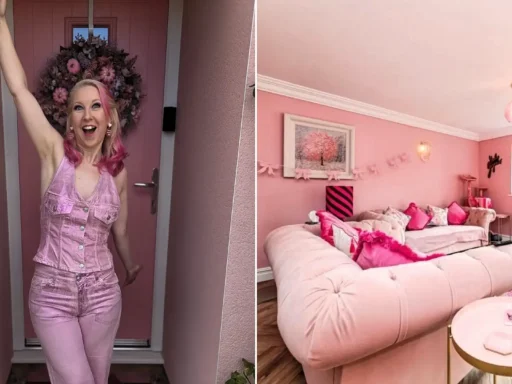 Sarah Wilkinson has poured £25,000 into turning her Berkshire home into a Barbie-inspired pink palace - from the garage door to her power drill - and it's now up for sale.
