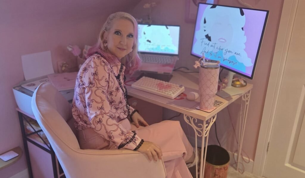 Sarah Wilkinson has poured £25,000 into turning her Berkshire home into a Barbie-inspired pink palace - from the garage door to her power drill - and it's now up for sale.