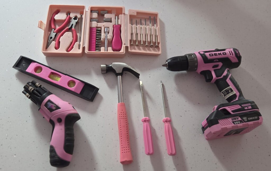 Sarah Wilkinson has poured £25,000 into turning her Berkshire home into a Barbie-inspired pink palace - from the garage door to her power drill - and it's now up for sale.