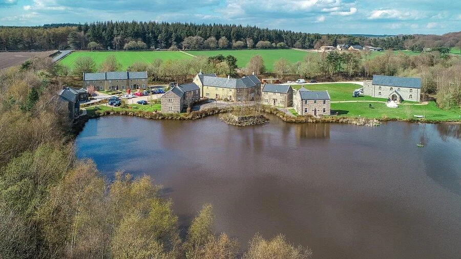 Entire 17-cottage Derbyshire village from Graham Norton's axed ITV show on sale for £7.5m. Historic estate with lake, chapel and events venue available.
