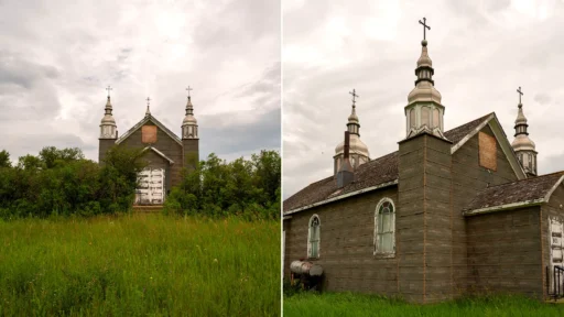 Explore the eerie ghost town of Solsgirth, Manitoba, where just three families remain. See abandoned churches, empty homes, and a settlement frozen in time since 2002.