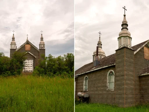 Explore the eerie ghost town of Solsgirth, Manitoba, where just three families remain. See abandoned churches, empty homes, and a settlement frozen in time since 2002.