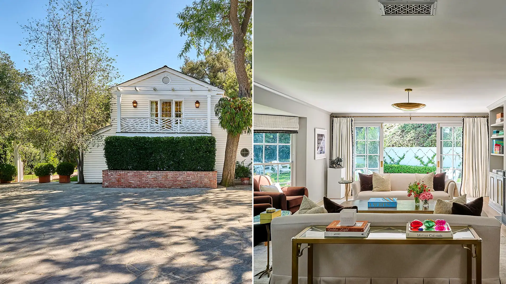 Taylor Swift's Beverly Hills mansion where she wrote the 1989 album and filmed her iconic Vogue interview has hit the market for £6 million.