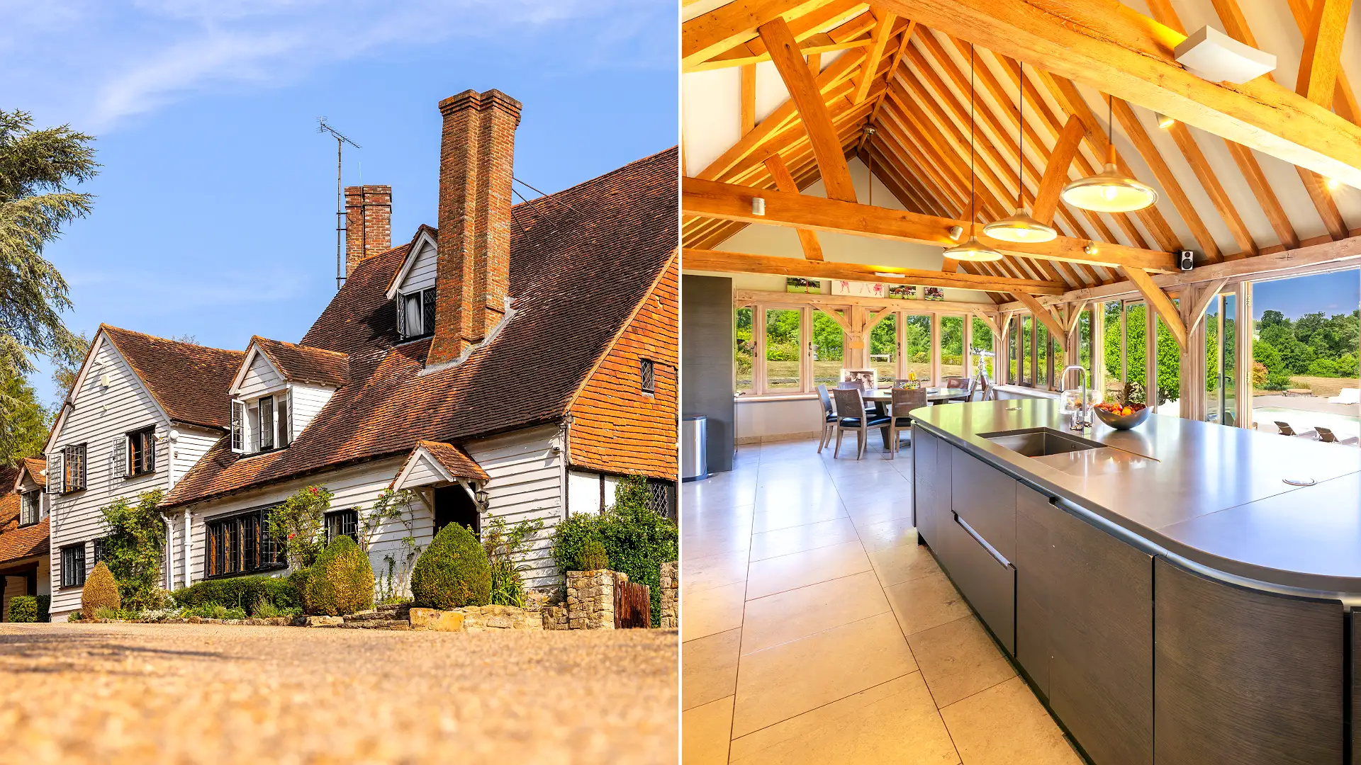 Historic Sussex estate once home to Oscar-winning Sir John Mills and Mr Men creator Roger Hargreaves now on sale for £3.95m with 30 acres.