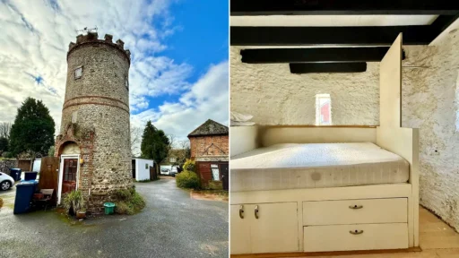 Grade II-listed folly tower in Sussex believed to have helped village bluff Napoleon's army sells for £200,000. Historic one-bed home with unique circular design.