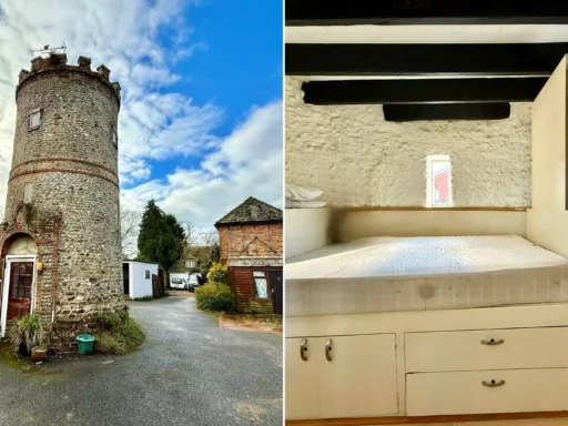 Grade II-listed folly tower in Sussex believed to have helped village bluff Napoleon's army sells for £200,000. Historic one-bed home with unique circular design.