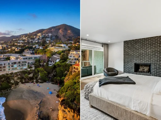Diane Keaton's $10.3M oceanfront Laguna Beach home featuring her signature black-and-white design is now on the market - her final renovation project before her death.