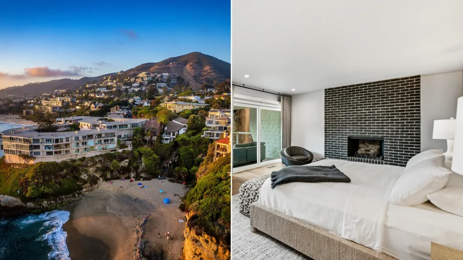 Diane Keaton's $10.3M oceanfront Laguna Beach home featuring her signature black-and-white design is now on the market - her final renovation project before her death.