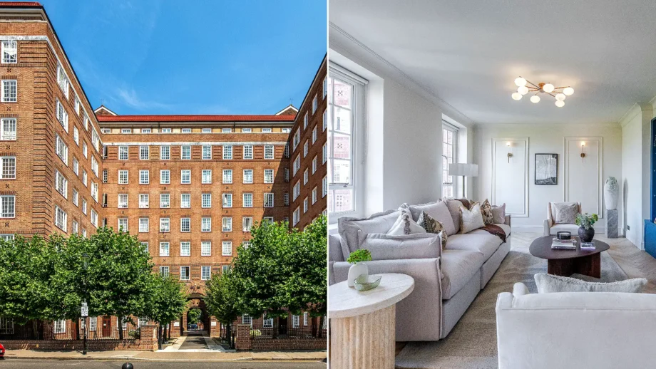 A luxury London flat once owned by Agatha Christie and believed to be where she wrote several of her most famous mysteries has hit the market for £1.95m.