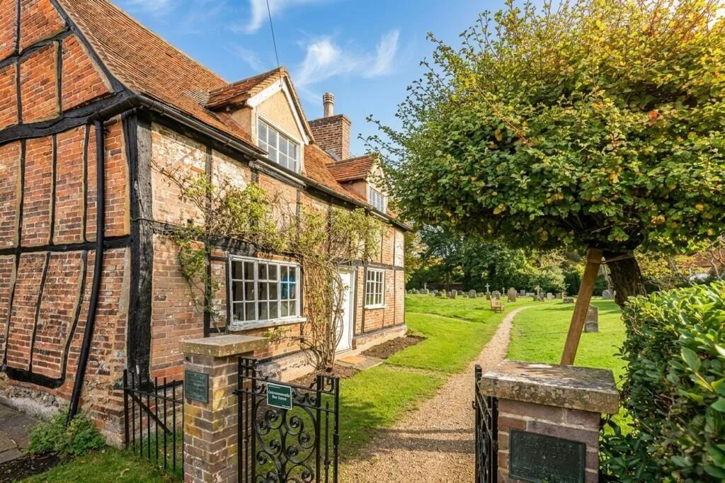 A chocolate-box cottage featured in The Vicar of Dibley is going under the hammer with a guide price of £375,000. The two-bedroom Church Cottage stands inside the.