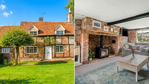 A chocolate-box cottage featured in The Vicar of Dibley is going under the hammer with a guide price of £375,000. The two-bedroom Church Cottage stands inside the.