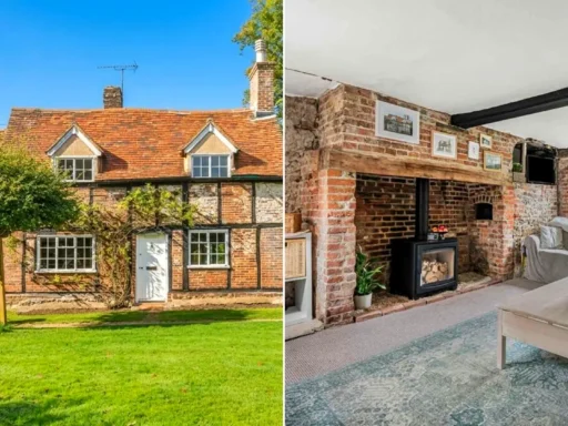 A chocolate-box cottage featured in The Vicar of Dibley is going under the hammer with a guide price of £375,000. The two-bedroom Church Cottage stands inside the.