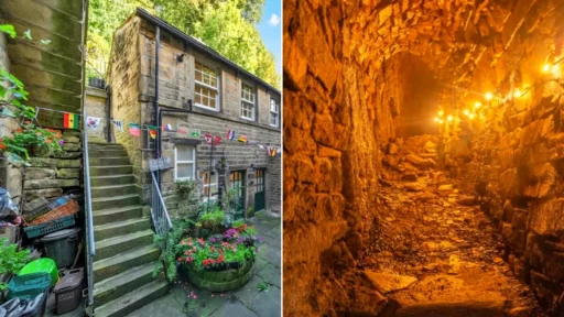 Quaint cottage with hidden 164ft underground tunnel linked to Baptist minister Dr John Fawcett on sale for £250,000 in West Yorkshire.