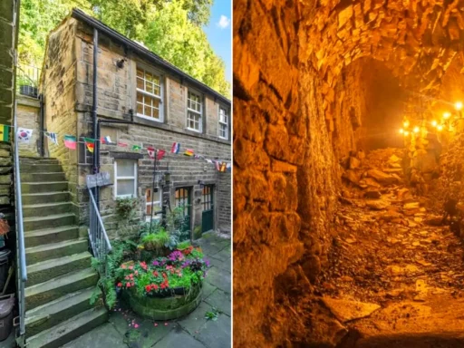 Quaint cottage with hidden 164ft underground tunnel linked to Baptist minister Dr John Fawcett on sale for £250,000 in West Yorkshire.