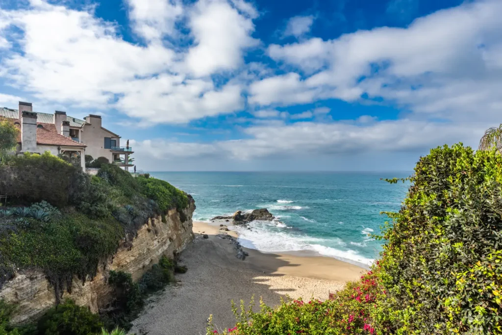 Diane Keaton's final redesigned Laguna Beach home hits the market for $10.3million - an oceanfront paradise featuring her signature black-and-white style.