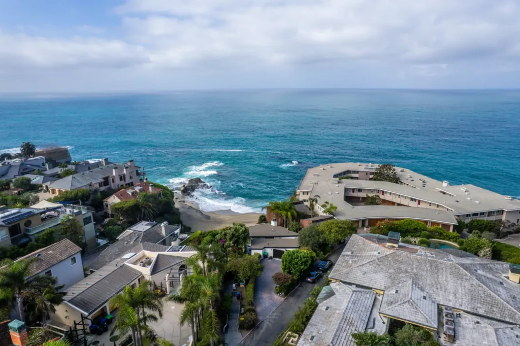 Diane Keaton's final redesigned Laguna Beach home hits the market for $10.3million - an oceanfront paradise featuring her signature black-and-white style.