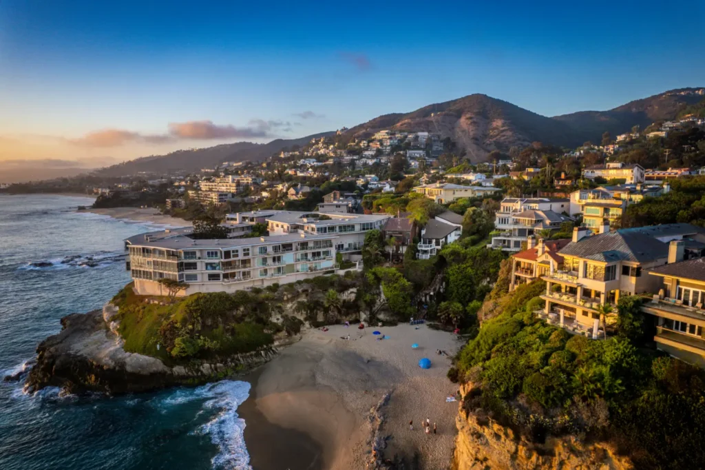 Diane Keaton's final redesigned Laguna Beach home hits the market for $10.3million - an oceanfront paradise featuring her signature black-and-white style.
