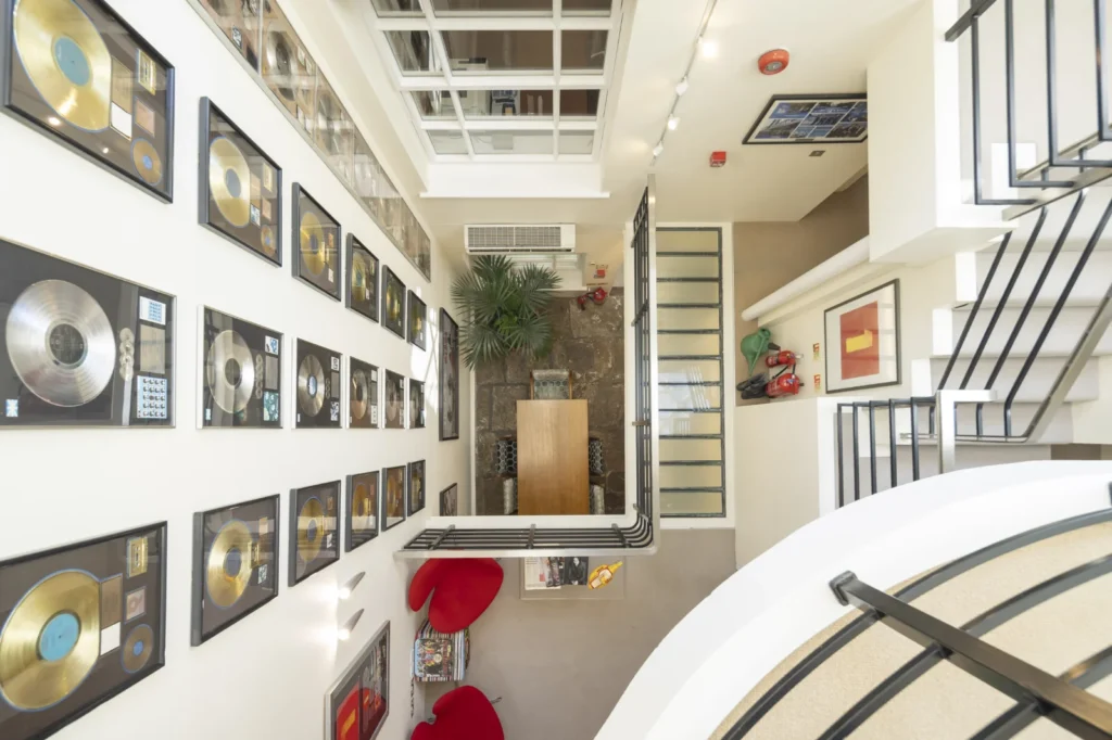 Beatles fans can own a piece of the Fab Four’s business empire if they have £9.5million to spare. The long-standing global headquarters of Apple Corps, the multimedia.
