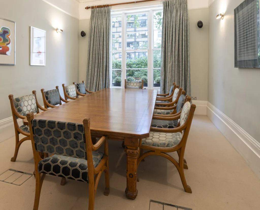 Beatles fans can own a piece of the Fab Four’s business empire if they have £9.5million to spare. The long-standing global headquarters of Apple Corps, the multimedia.