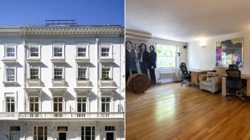 Beatles fans can own a piece of the Fab Four’s business empire if they have £9.5million to spare. The long-standing global headquarters of Apple Corps, the multimedia.